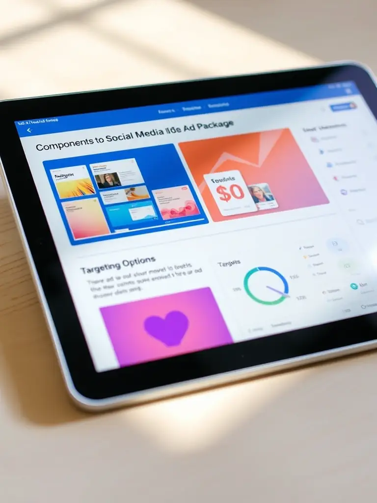 An aesthetically pleasing photo of social media posts and engagement metrics on a tablet, showcasing social media management.
